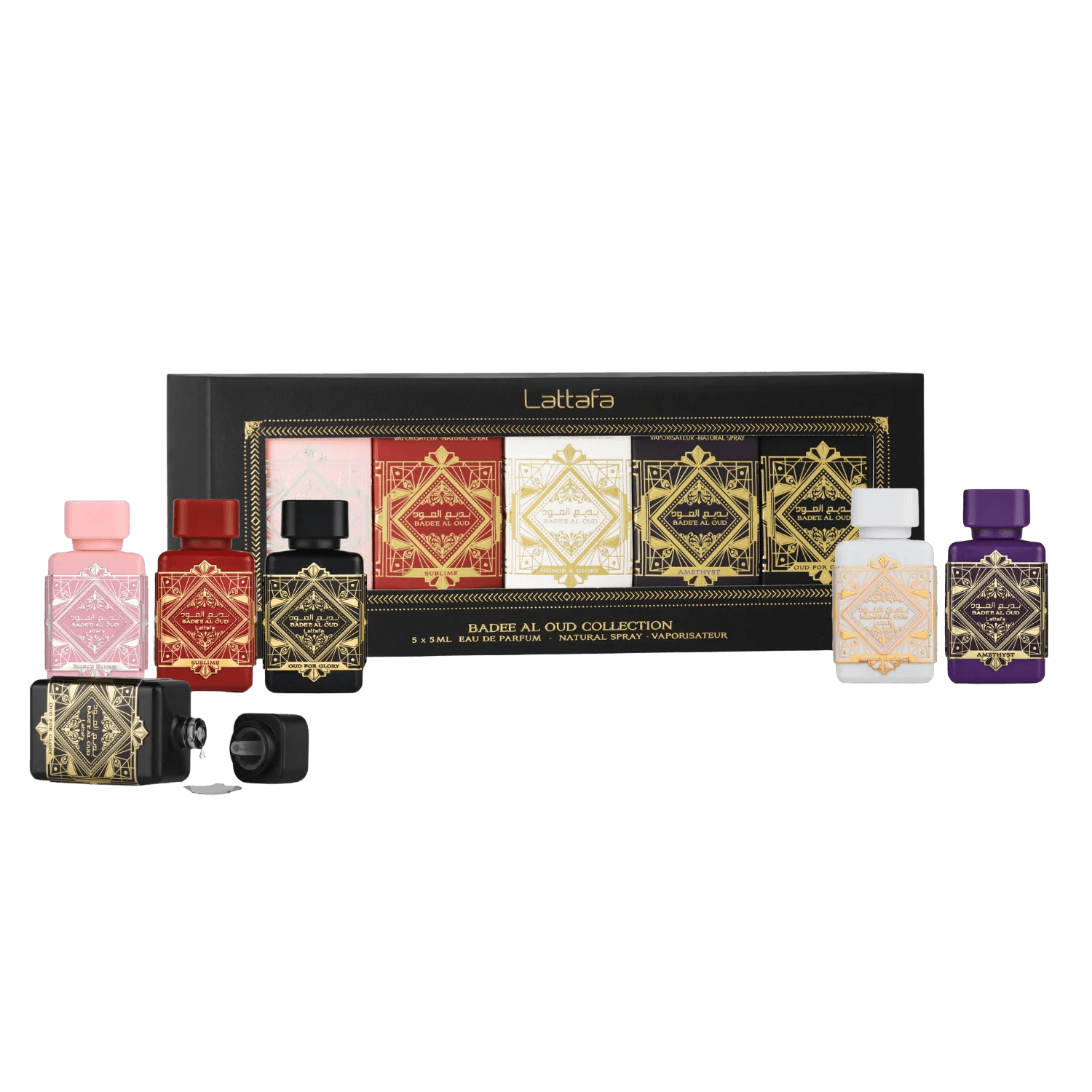 Lattafa Badee Al Oud Discovery Set 5ml x 5 Units
